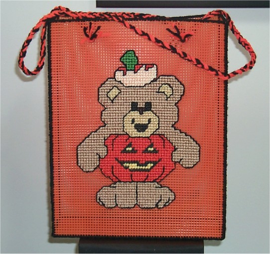 Pumpkin Patch Bear Tote